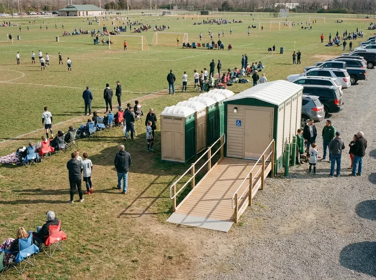 Portable Toilet & Porta Potty Rentals — specialist at work