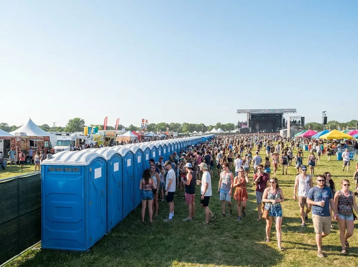 Portable Toilet & Porta Potty Rentals — before and after result
