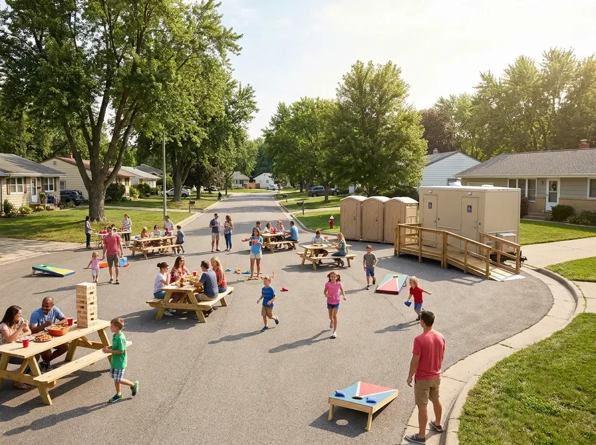 Portable Toilet & Porta Potty Rentals — completed project